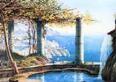 Watercolor by Felix Mendelssohn